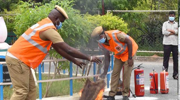 Disaster response drill held in Dharmapuri