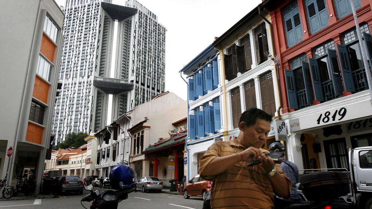 Six people injured as two shophouses collapse in Singapore’s Little India