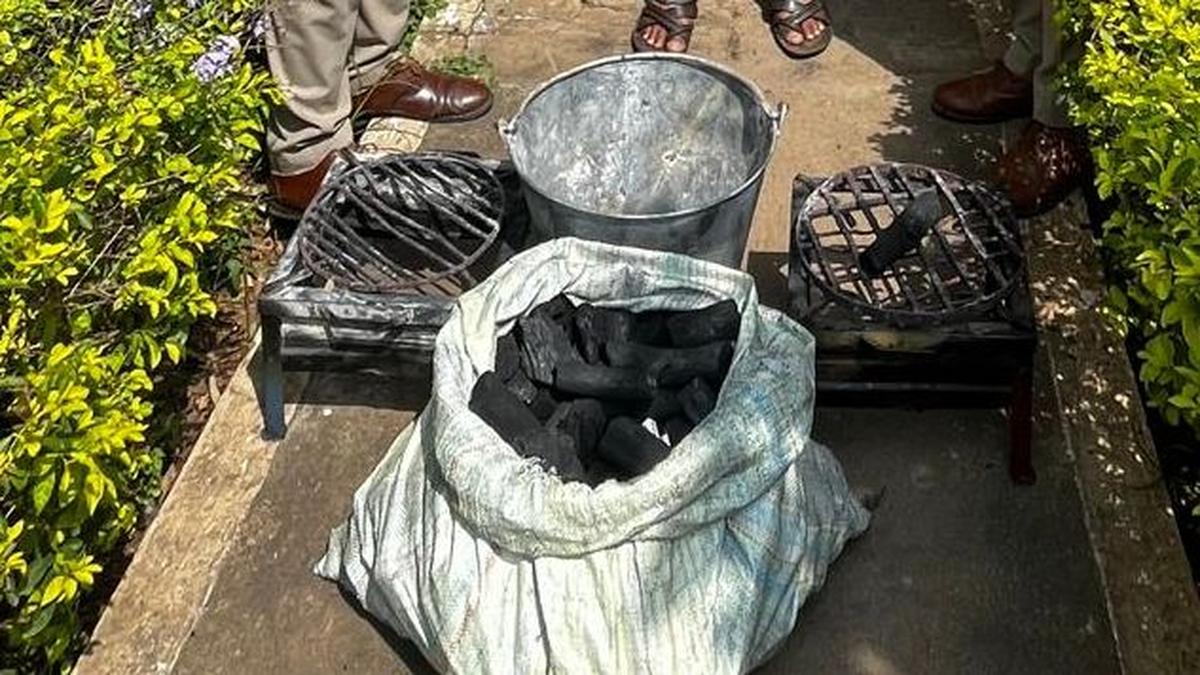 Tour operator held for carrying stoves, charcoal in train