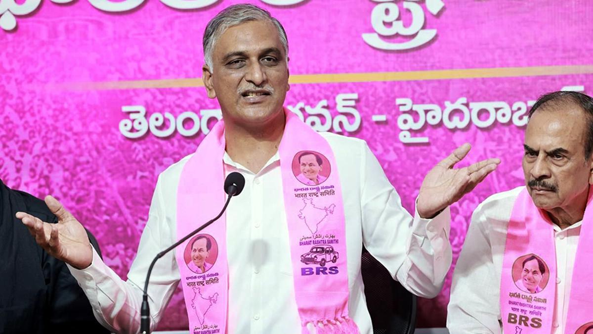 Former minister T. Harish Rao booked in new phone tapping case