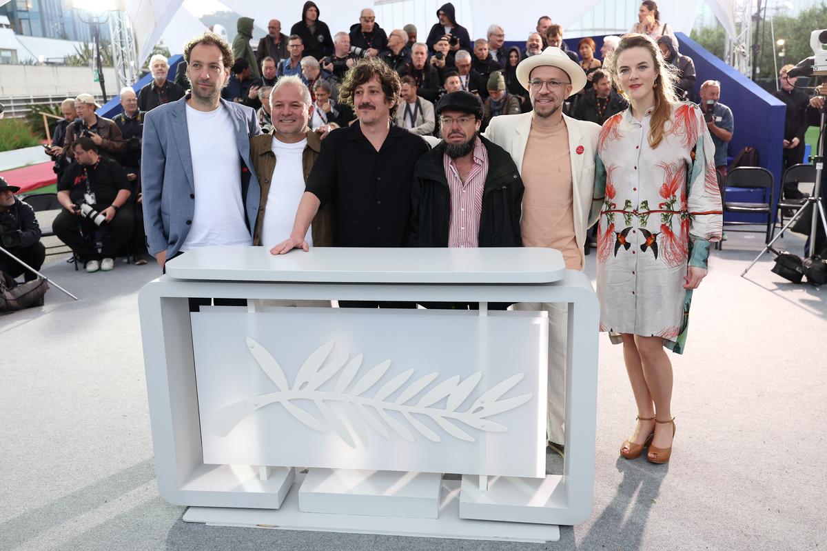 Guests, manual Ruiz Montelegre, Simone Mesa Soto, Ubeimmer Rios and Juan Sarmiento Grischels and Katrina Burgfeld Pelice Des Festival at the 78th Annual Cannes Film Festival at the Festival of 'United Nations Kavi' (a poet ') at the Festival. Guests, manual Ruiz Montelegre, Simone Mesa Soto, Ubeimmer Rios and Juan Sarmiento Grischels and Katrina Burgfeld Pelice Des Festival at the 78th Annual Cannes Film Festival at the Festival of 'United Nations Kavi' (a poet ') at the Festival.