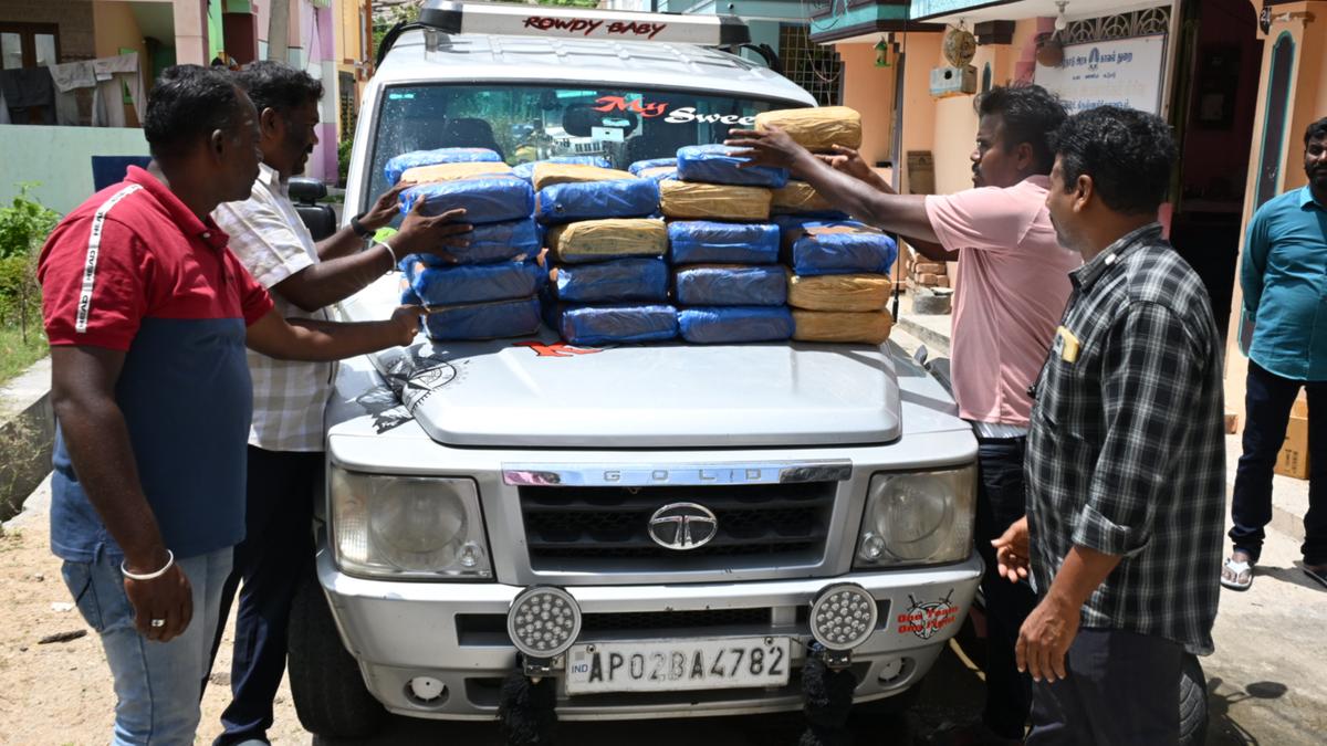100 kg ganja seized in Krishnagiri