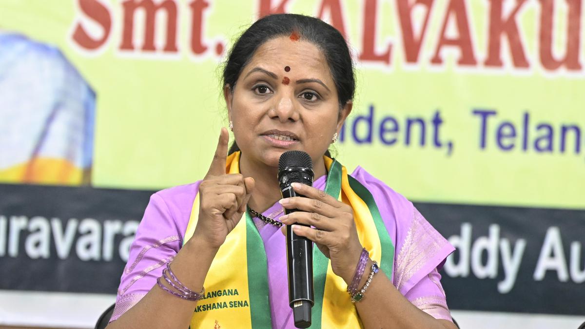 Kavitha defends criticism of KCR, alleges attempts made to sabotage registration of her party