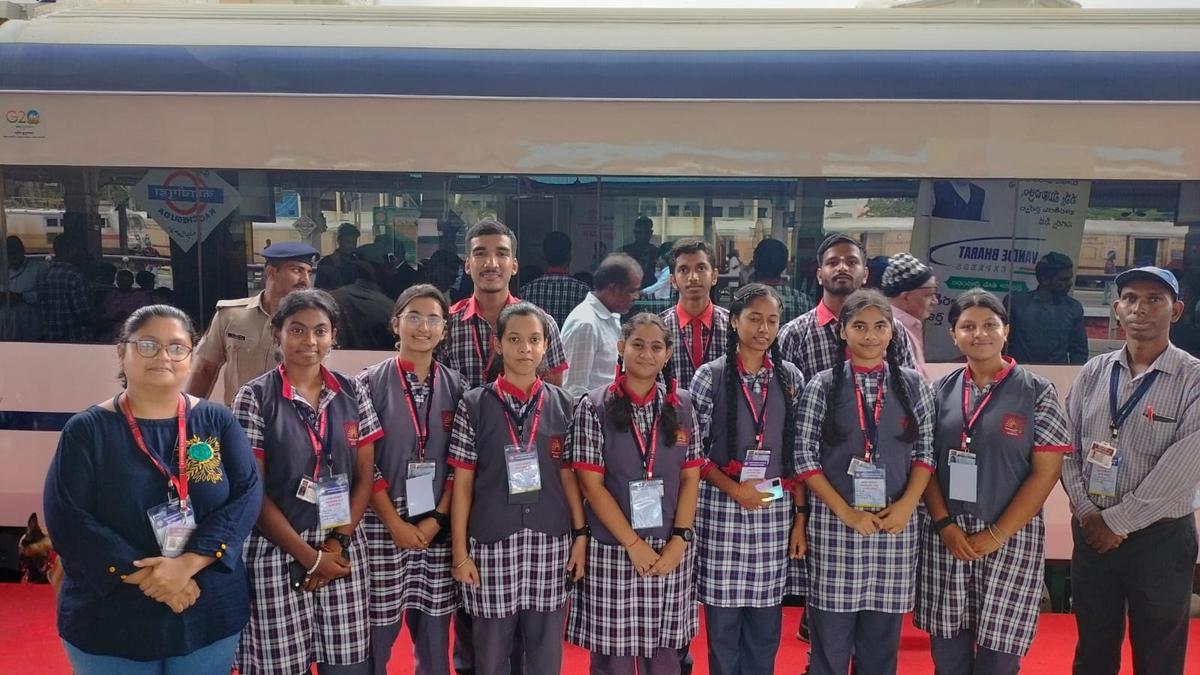 First-class ride for Telangana students aboard new Vande Bharat train