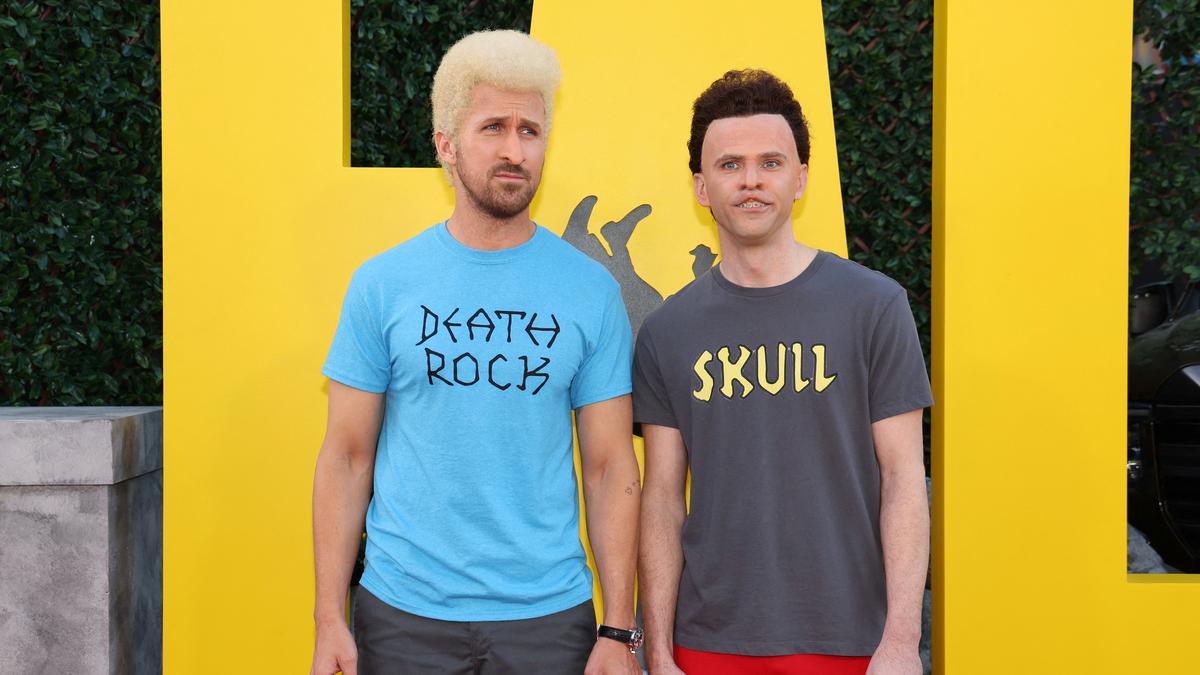 Ryan Gosling and Mikey Day reprise viral Beavis and Butt-Head characters at ‘Fall Guy’ premiere