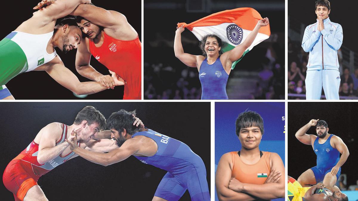 Commonwealth Games | Wrestlers Bajrang Punia, Sakshi Malik, Deepak Punia make it a gold rush