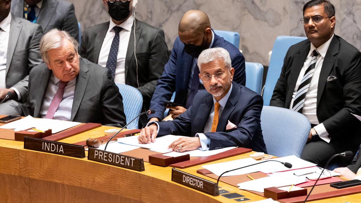 Multilateral platforms being misused to justify and protect perpetrators of terrorism: Jaishankar at UNSC