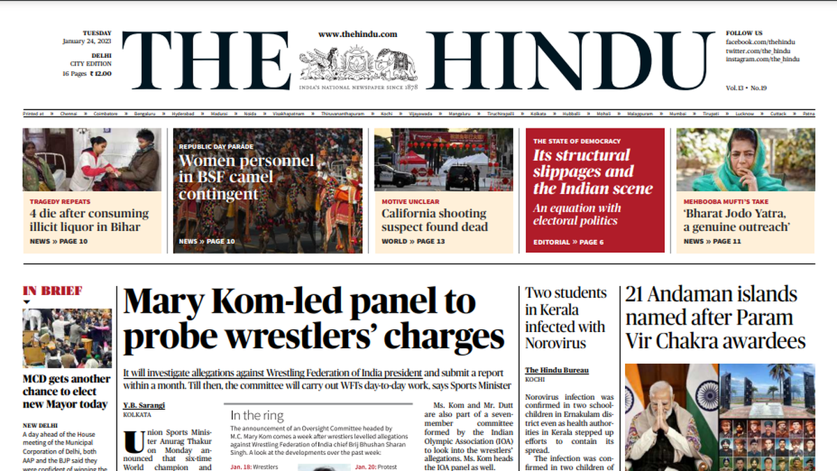 Mary Kom-led panel to probe wrestlers’ charges