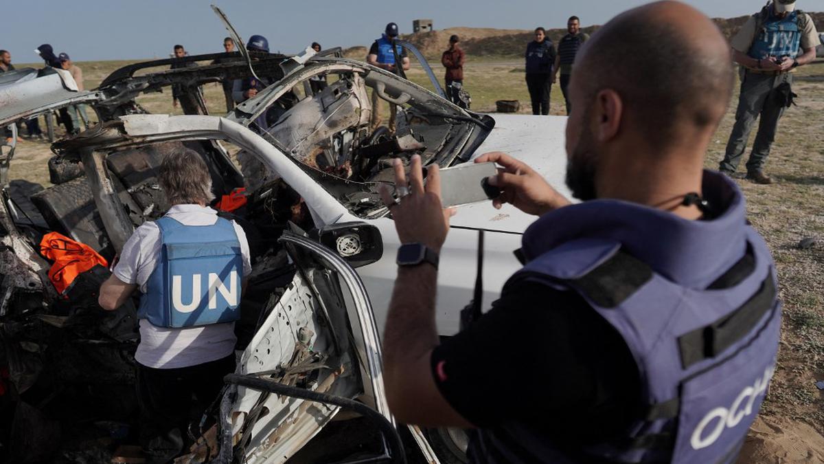 Benjamin Netanyahu admits ‘unintentional’ Israel strike killed Gaza aid workers
