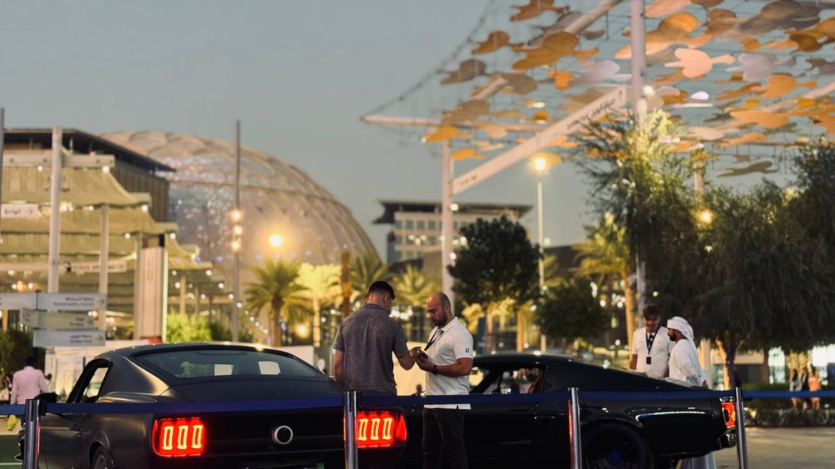 Ford Mustangs at COP28