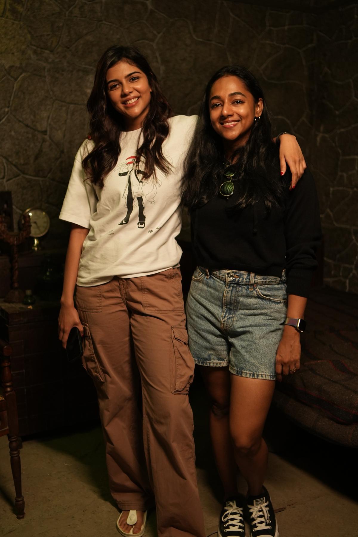 Kalyani Priyadarshan (left) and Santhy Balachandran