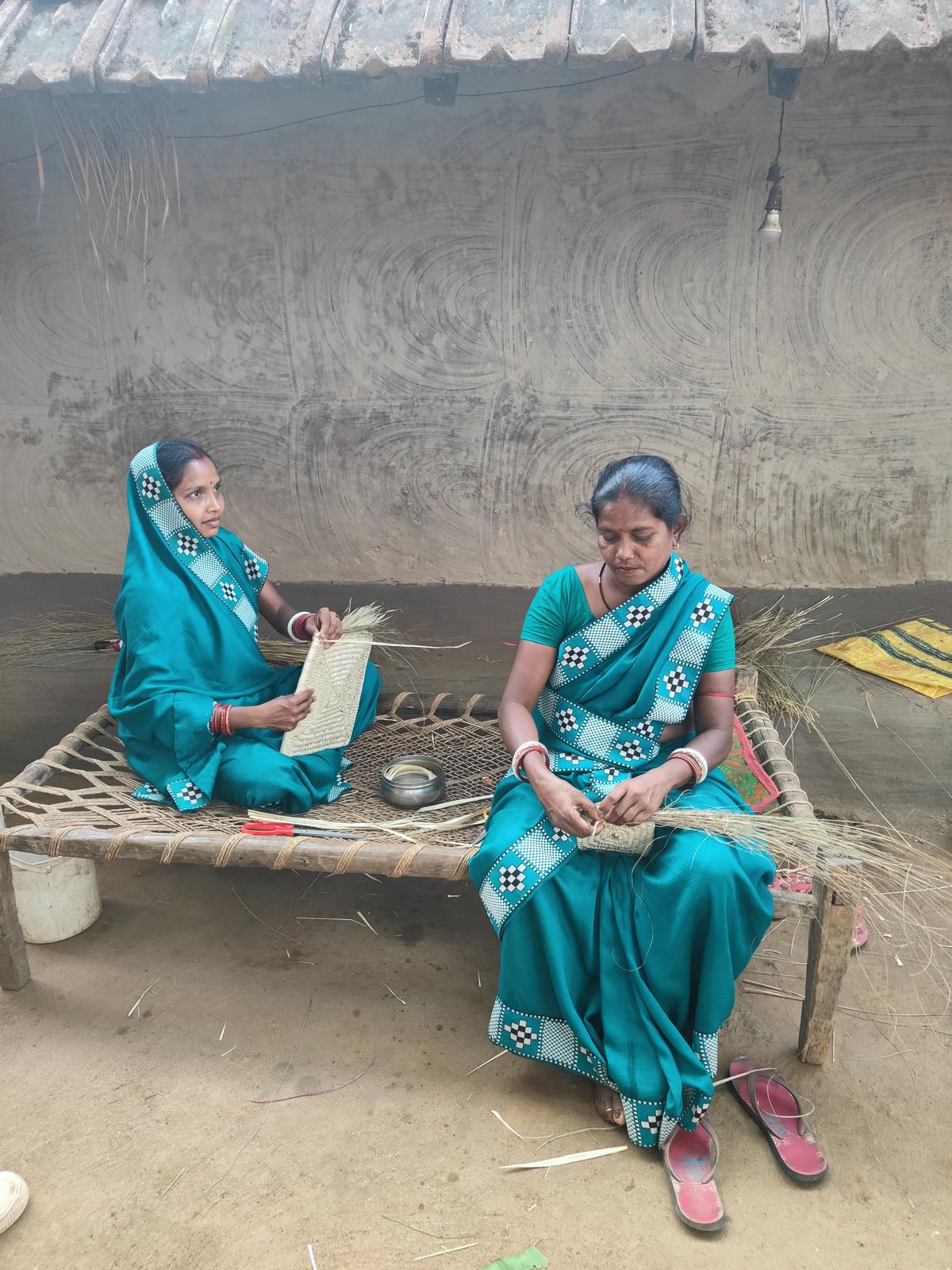 At a sabai grass cluster in Mayurbhanj At a sabai grass cluster in Mayurbhanj