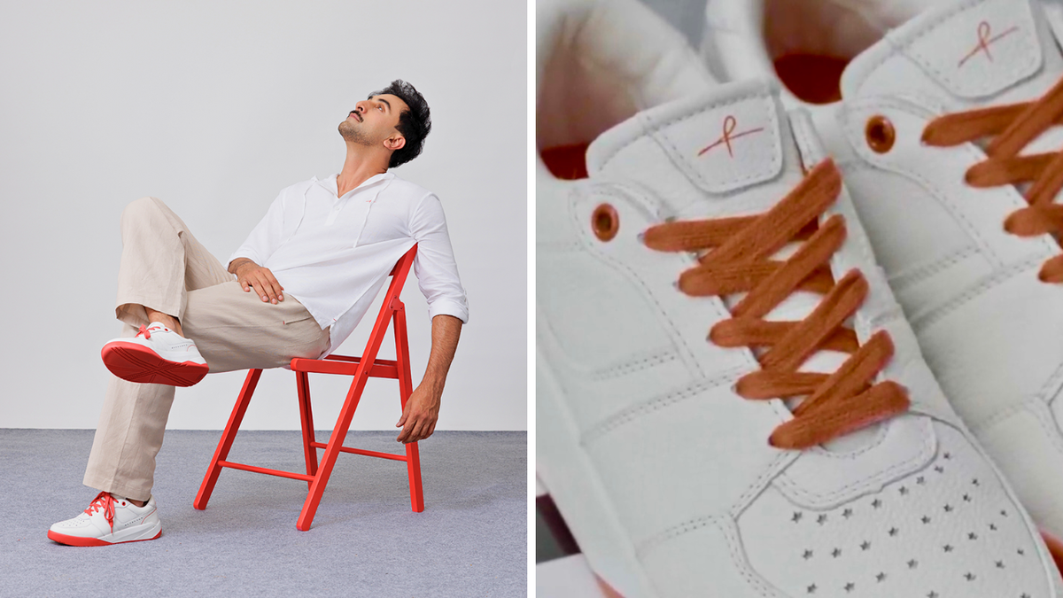 ARKS sneakers inspired by Lay’s Spanish Tomato Tango have the colour red on the shoe’s sole and lace ARKS sneakers inspired by Lay’s Spanish Tomato Tango have the colour red on the shoe’s sole and lace