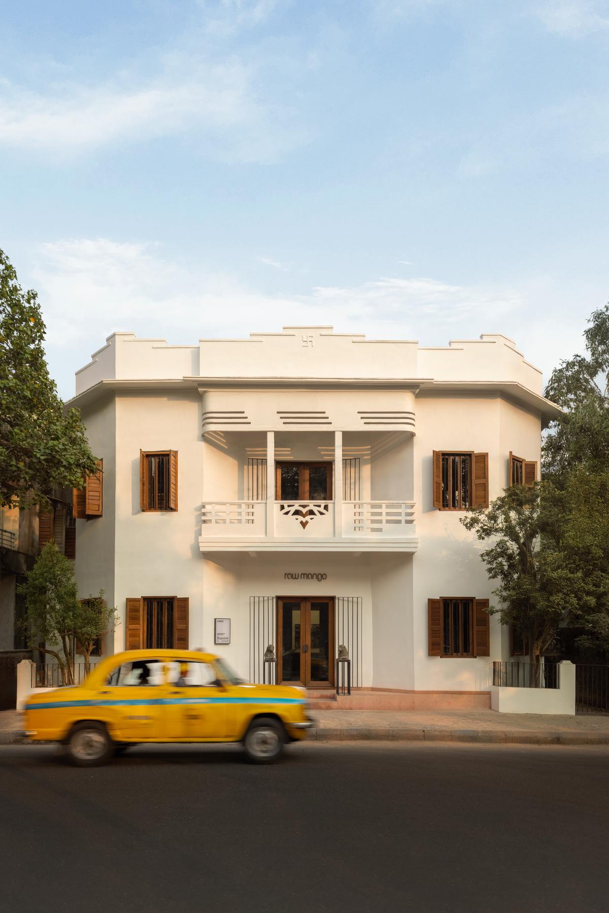 The 1930s Kolkata Art Deco building that Raw Mango is housed in The 1930s Kolkata Art Deco building that Raw Mango is housed in