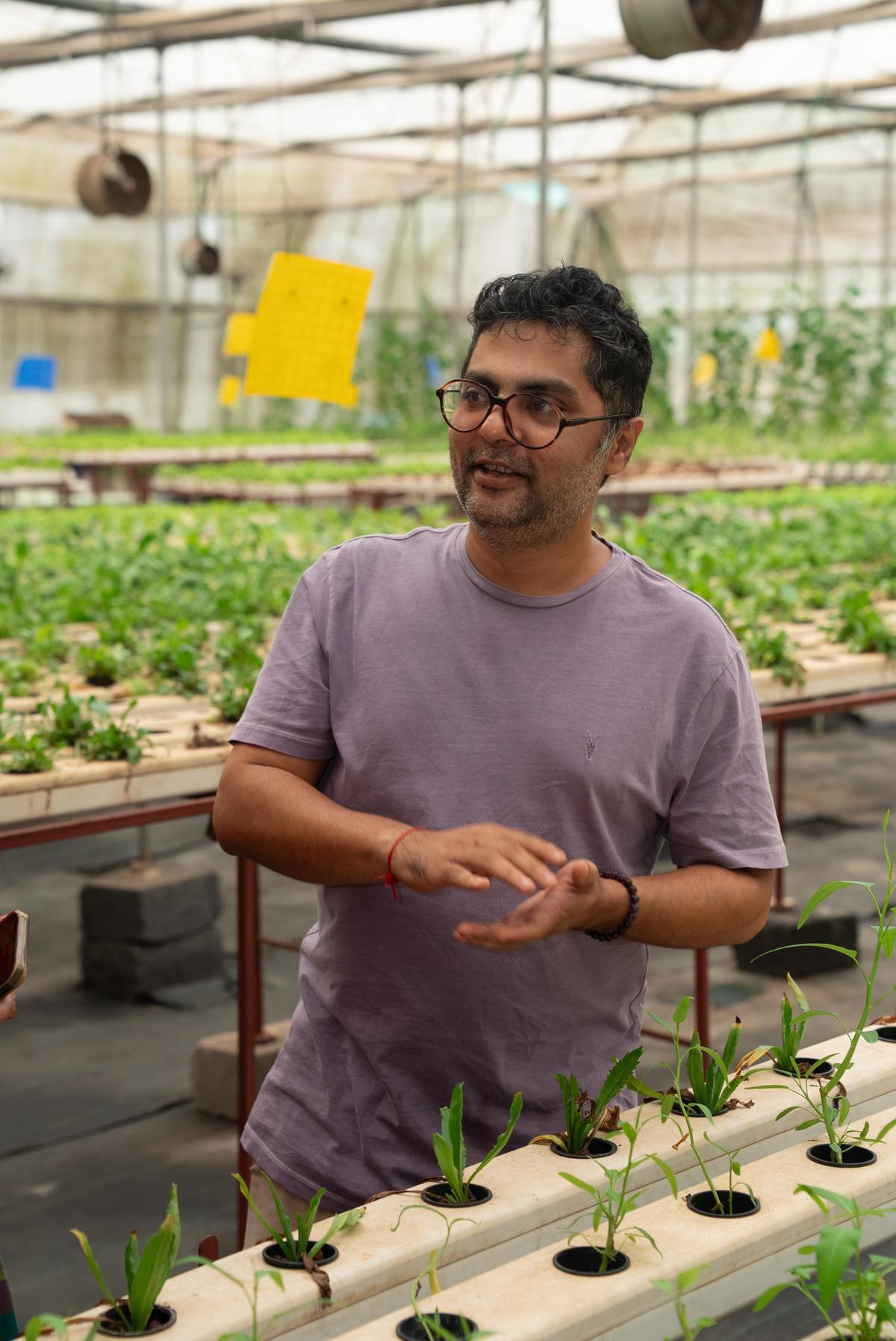 Medical doctor-turned-hydroponic farmer, Dr Kashyap Gupta