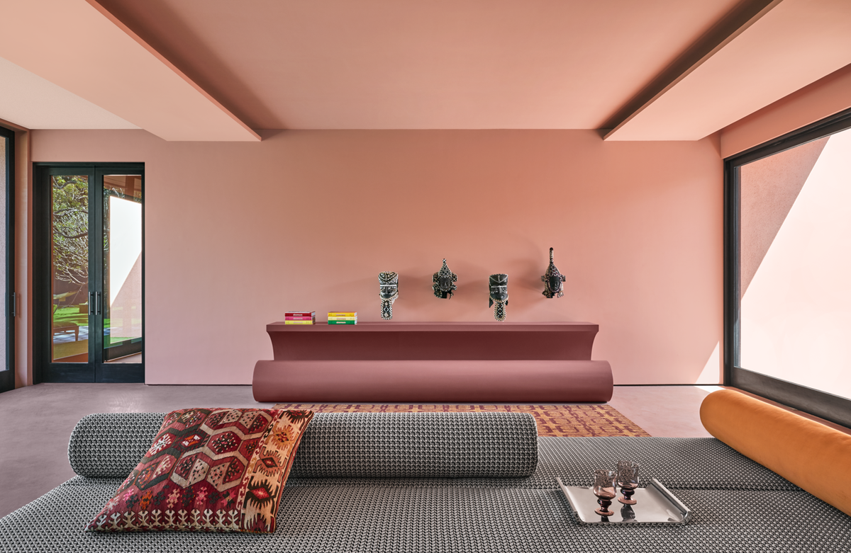 The art-filled luxury villa is designed by Pinakin Patel