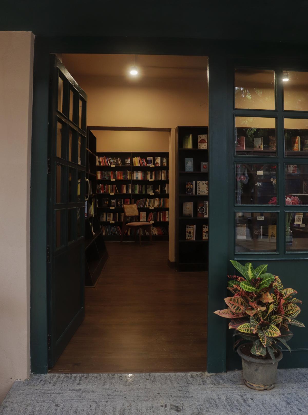  The front rooms of the bungalow have been converted into the bookstore