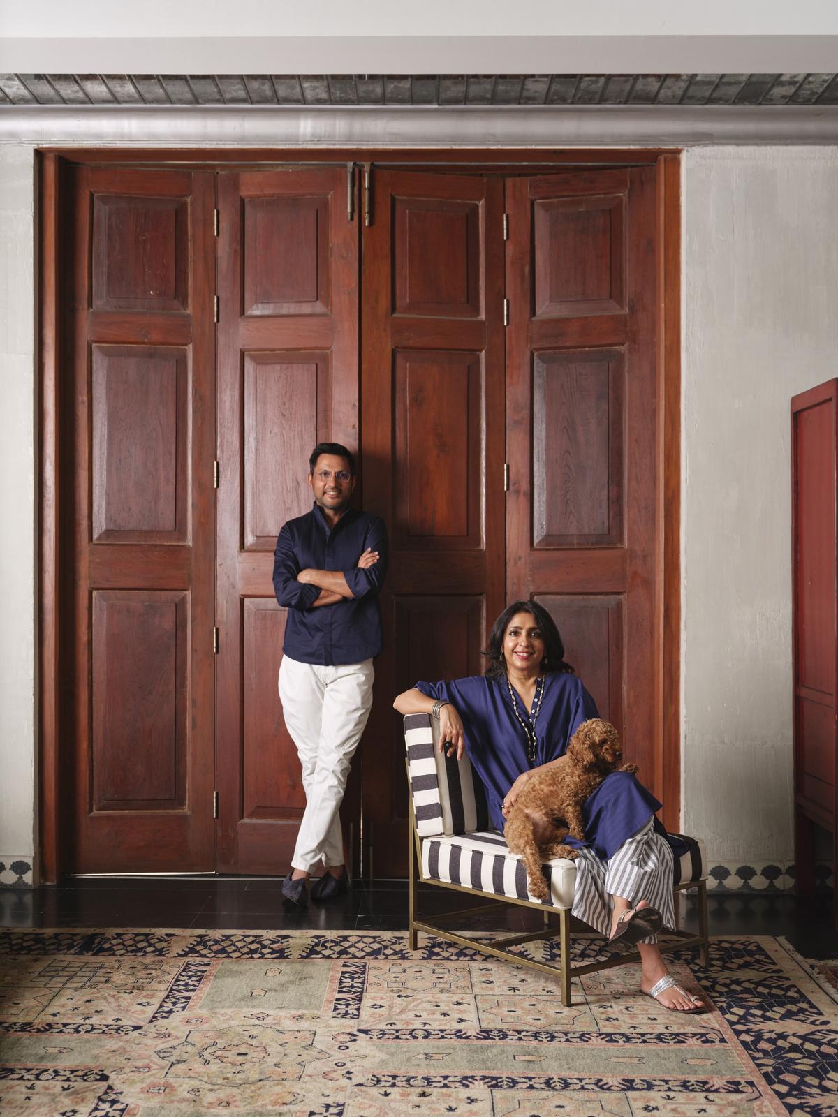 Husband-wife duo Simran Lal and Raul Rai, founders of Nicobar