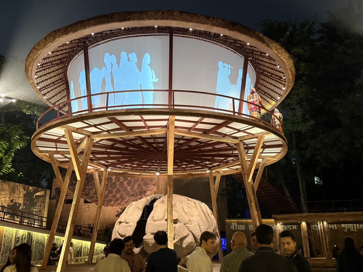 An installation at Beej Angan