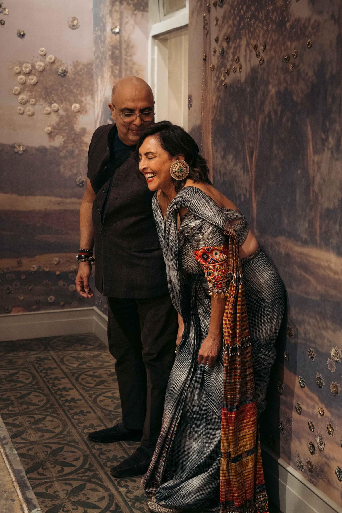 Tarun Tahiliani with Vinita Chaitanya 