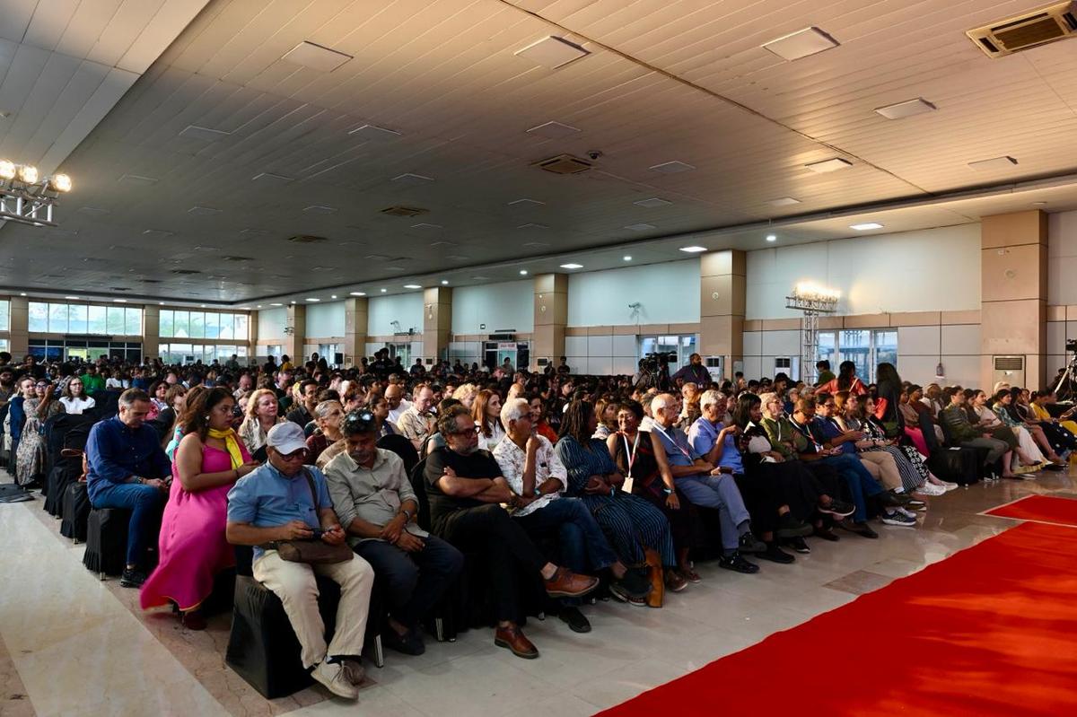 The audience at the session