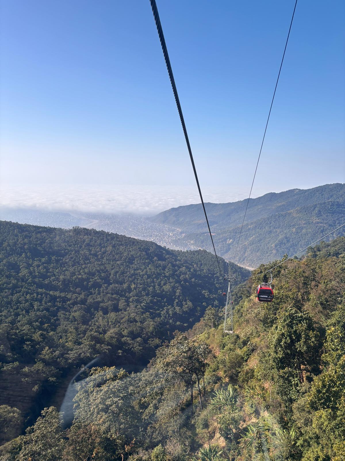 The view from the Siddhartha Cable Car The view from the Siddhartha Cable Car