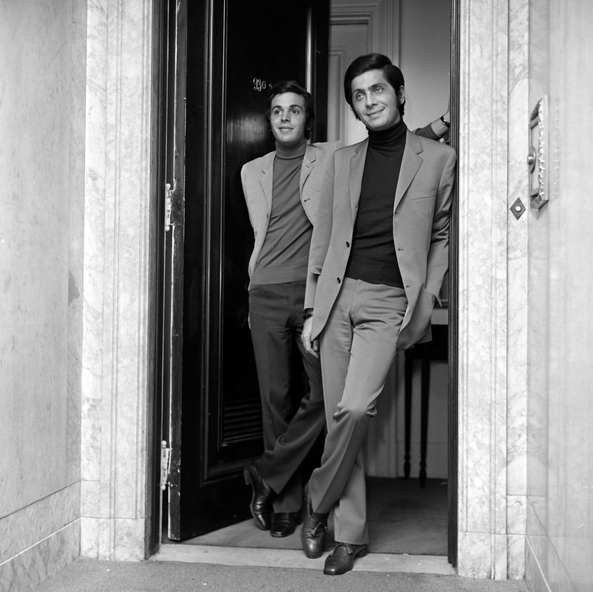 Valentino with Giancarlo Giammetti in New York in 1967 Valentino with Giancarlo Giammetti in New York in 1967