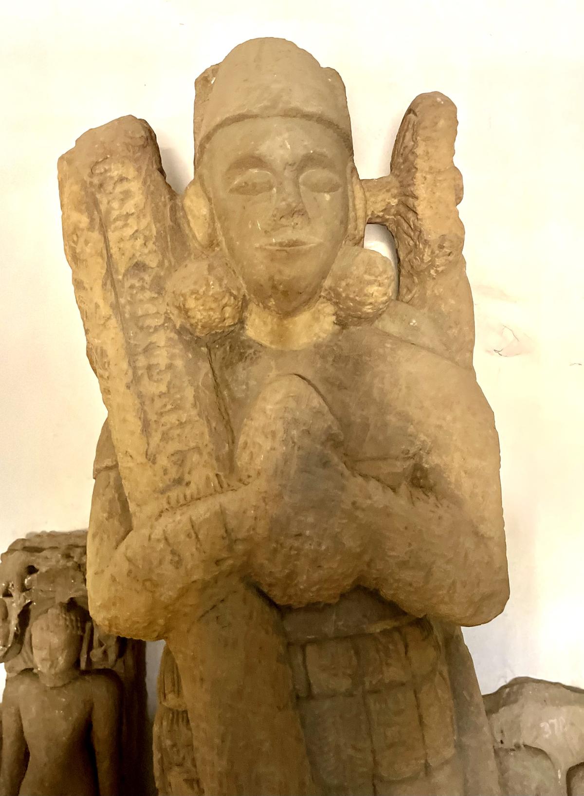 The 2,200-year-old Vishnu-Krishna at the Malhar archaeological museum