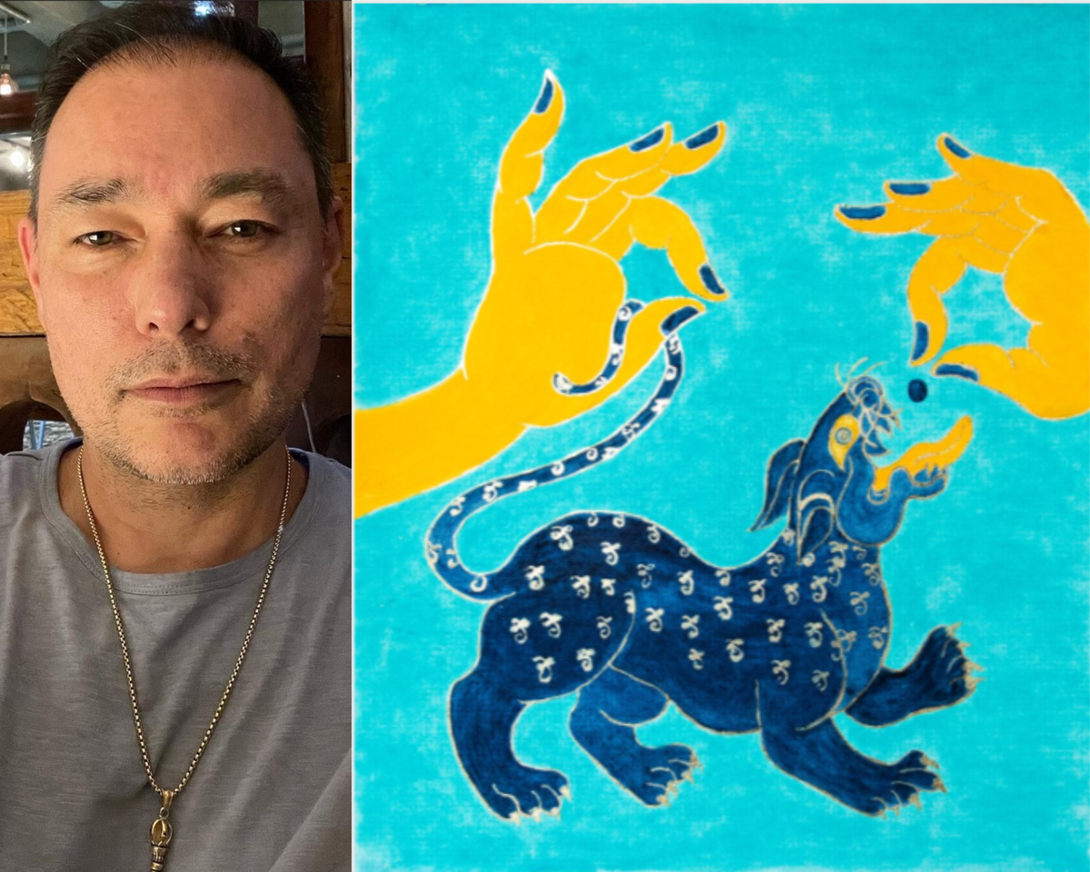 Kelly Dorji; and Little Blue Pill from the model-artist’s Playful Divine series