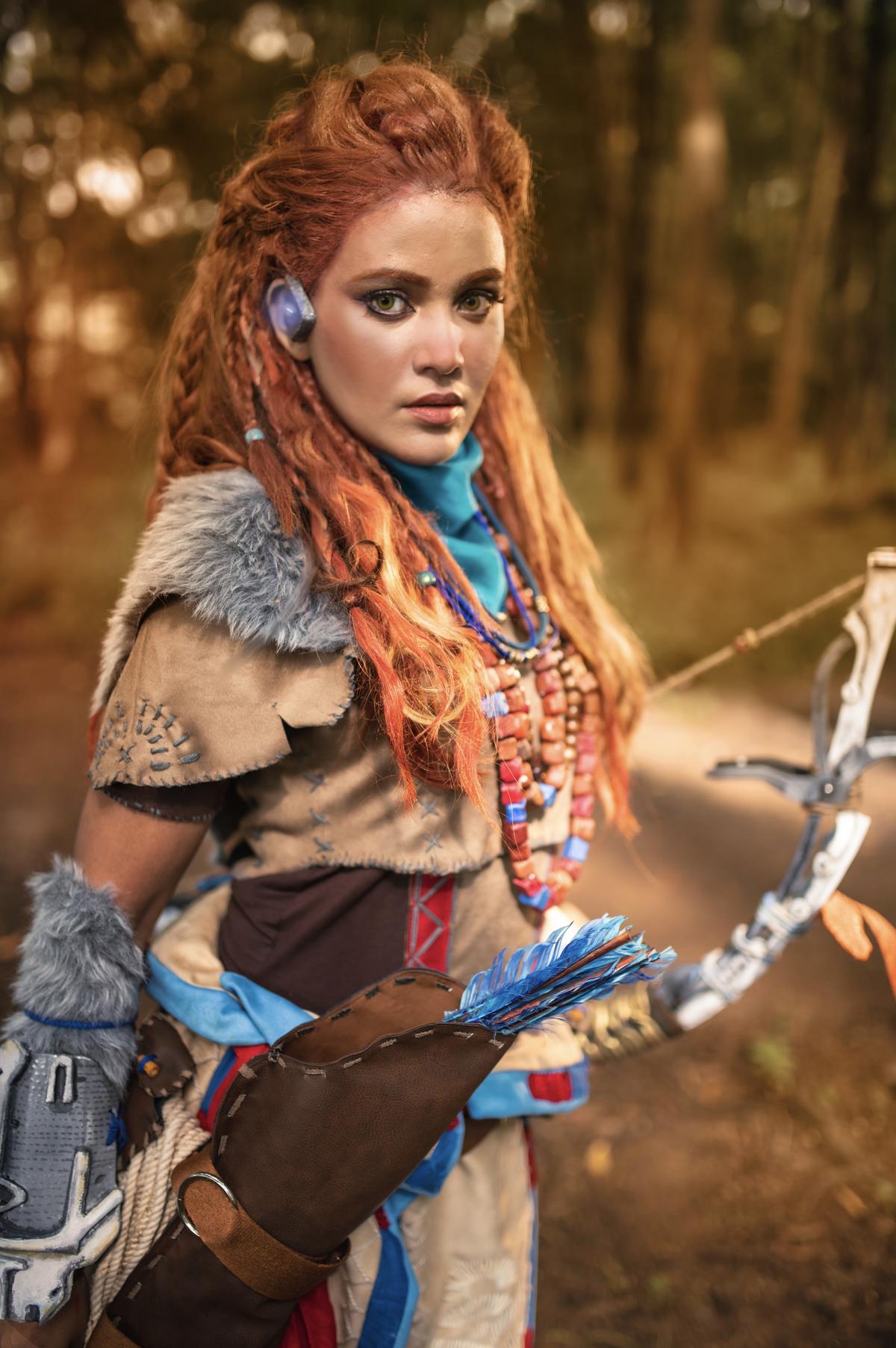 Medha Srivastava as Aloy from Horizon Zero Dawn 