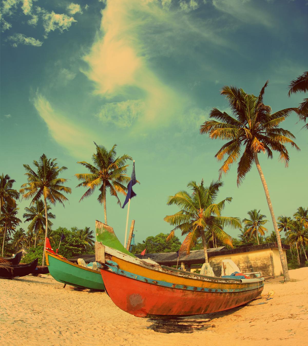 Fishing boats in Goa