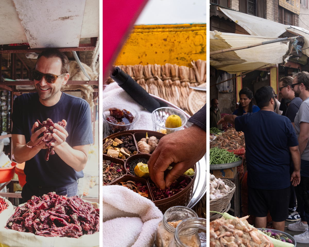 Daniel Humm exploring the local produce and spices