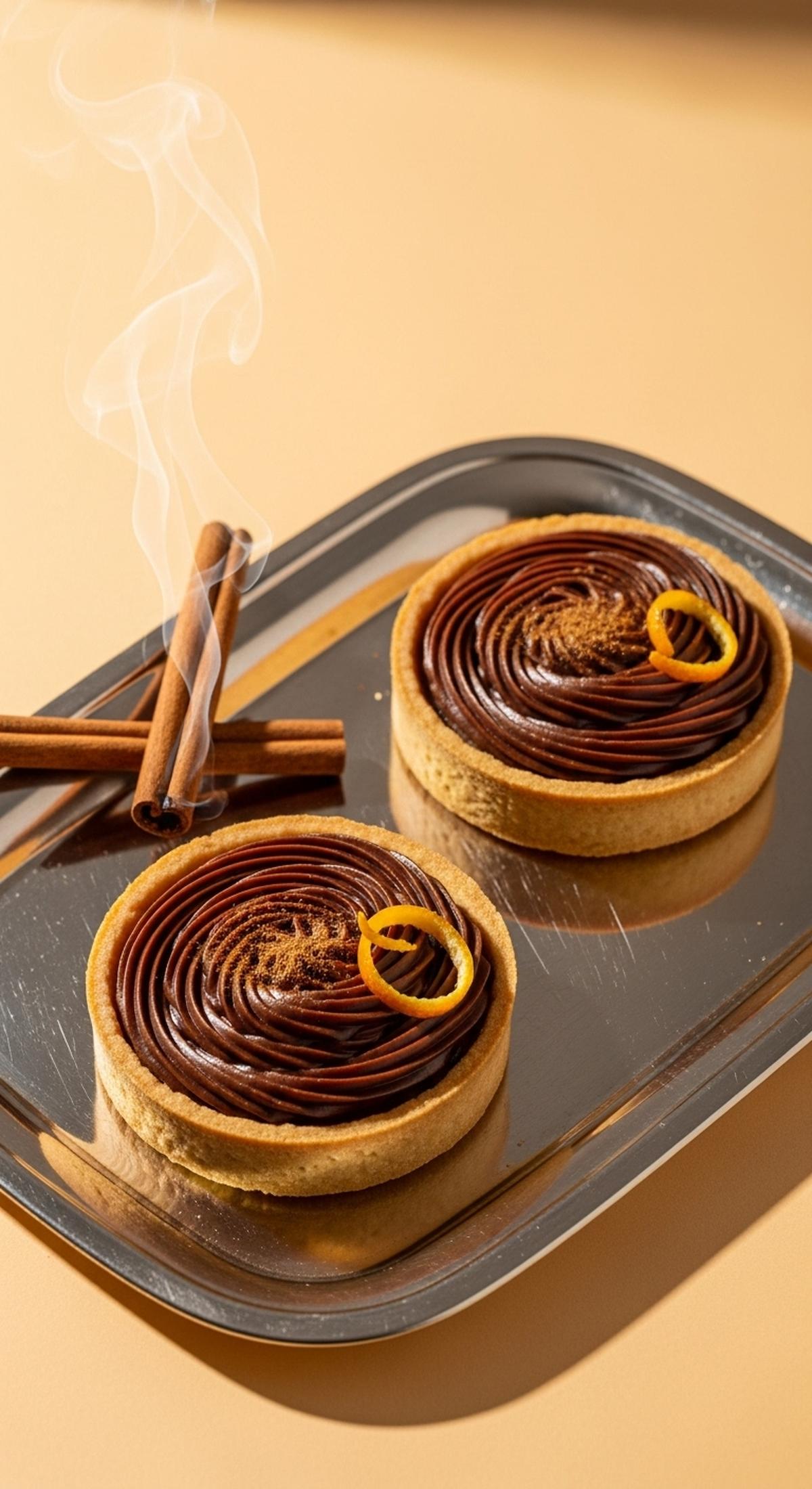 Vodka chocolate tart