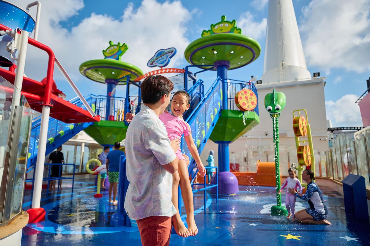 The Toy Story Place on board.