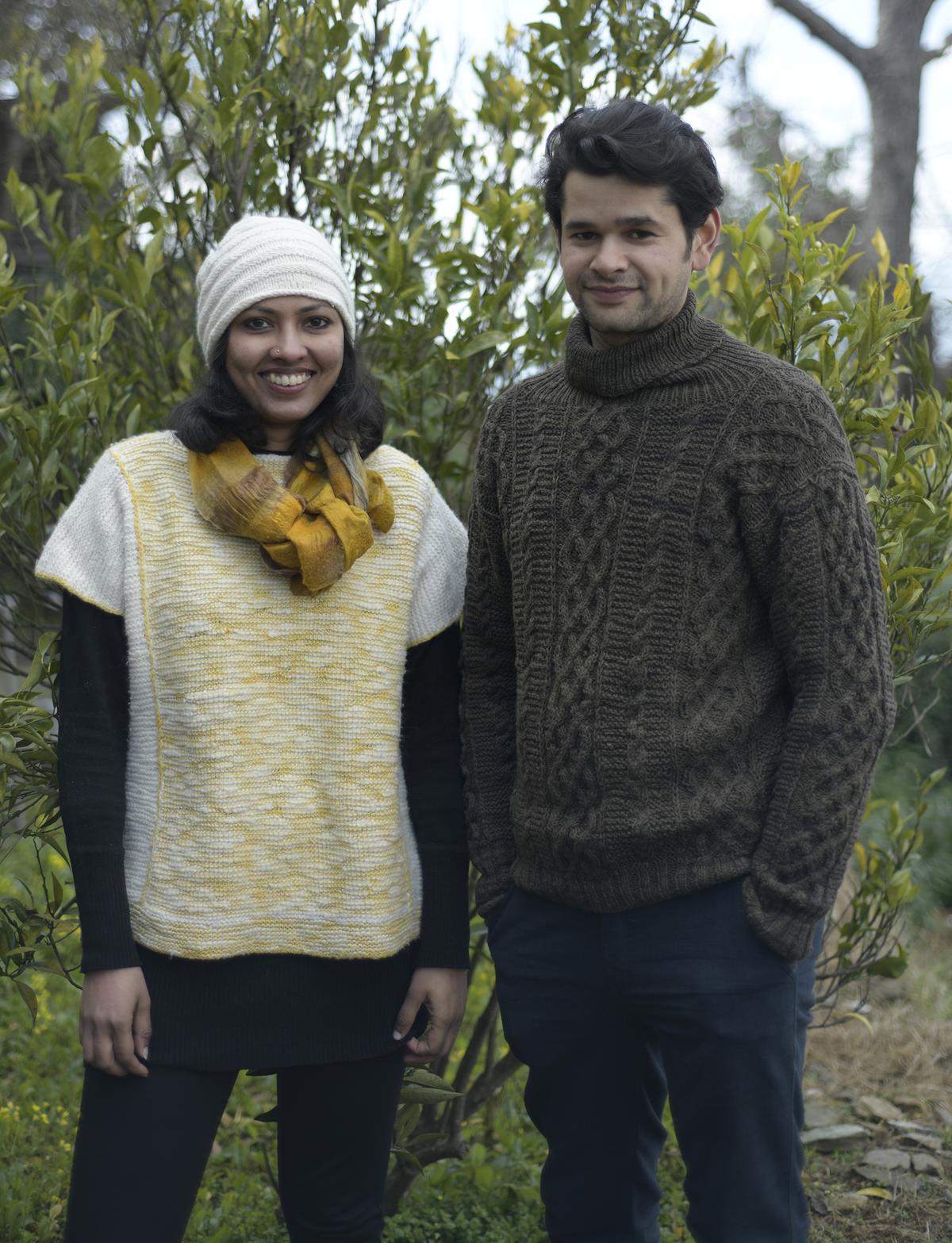 Founders Abhinav Dhoundiyal and Vasanthi Veluri