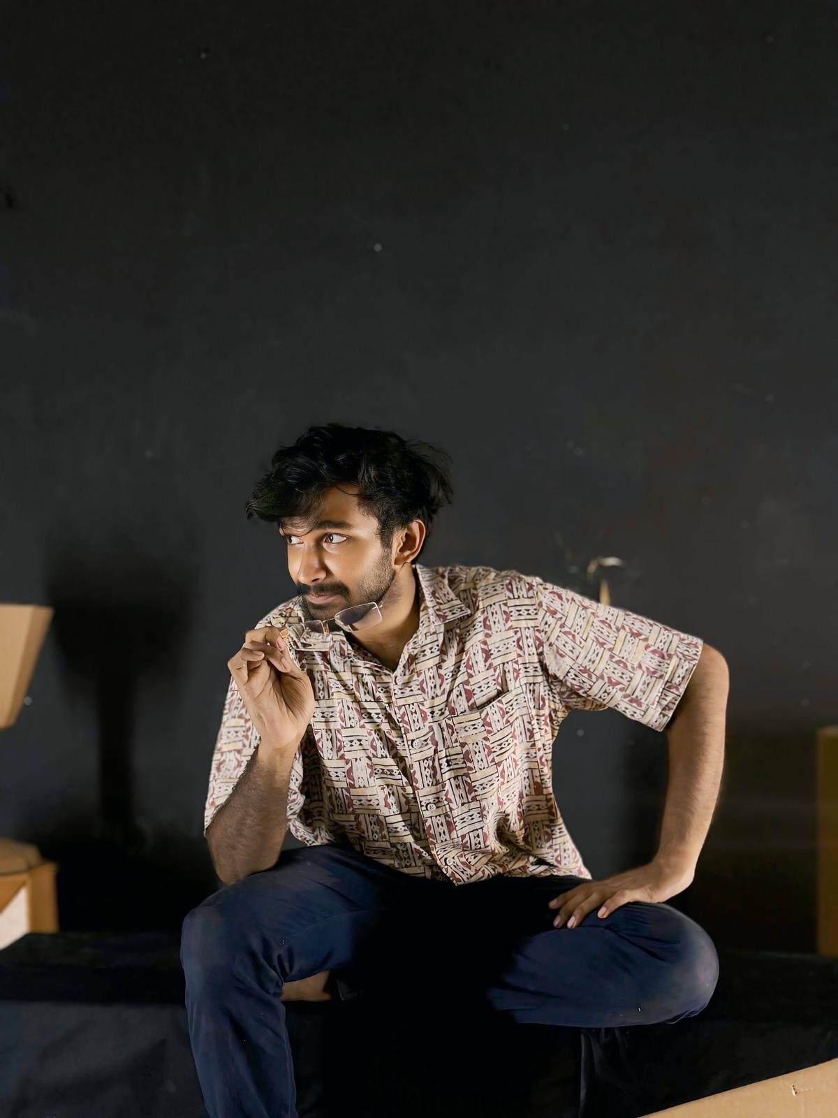 Karthic Rathinam tracks his body continuously through a ring on his finger and an app on his phone.