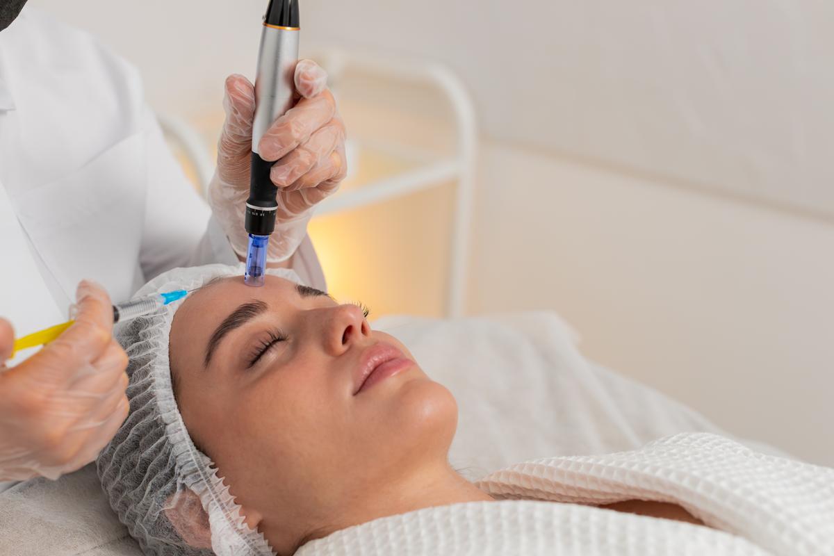 Facial rejuvenation using dermapen microneedling technique Facial rejuvenation using dermapen microneedling technique