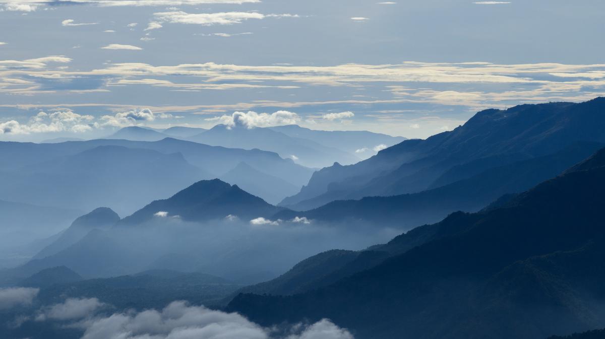 The Nilgiris, which often appear blue from a distance,  are also called the blue mountains 