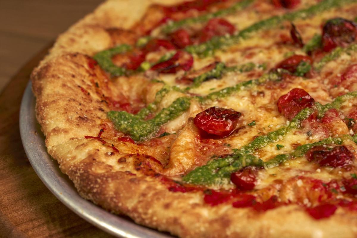 ओलिव गार्डन में पिज़्ज़ा