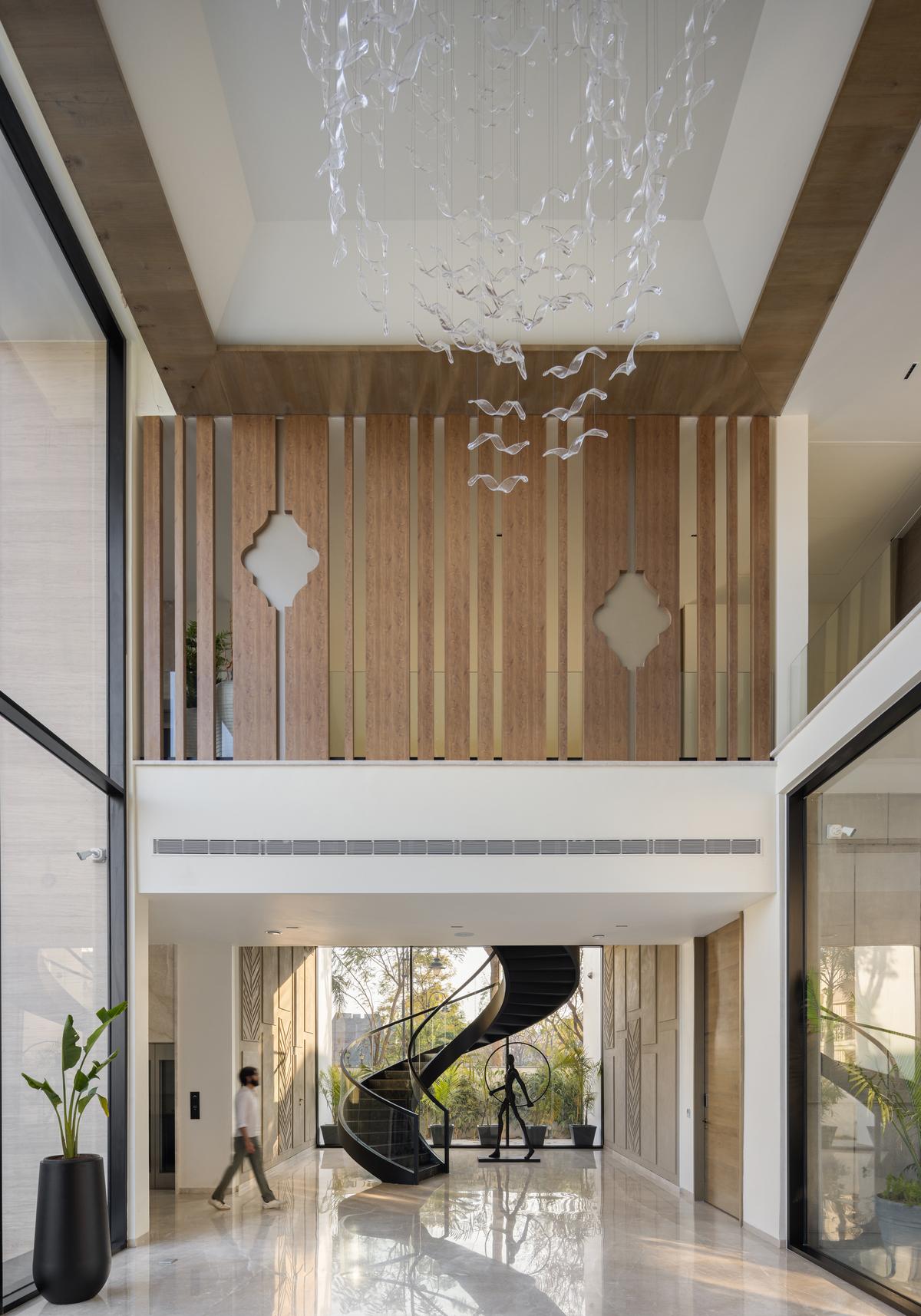 L'area edificata di Ananda si estende su 20.000 piedi quadrati 