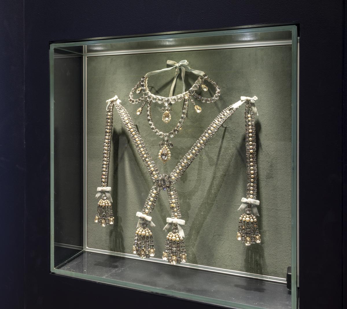 A replica of the necklace from the Affair of the Diamond Necklace