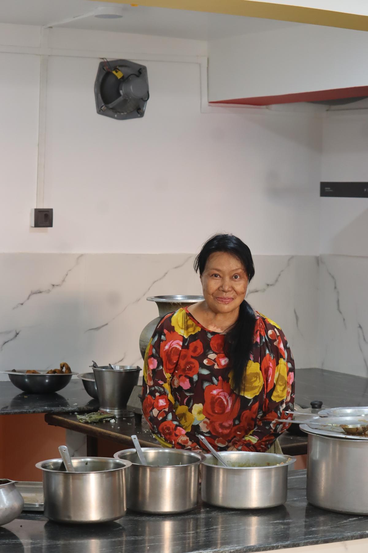 Bidya Devi at Meitei Chakluk Manipuri Rice Hotel