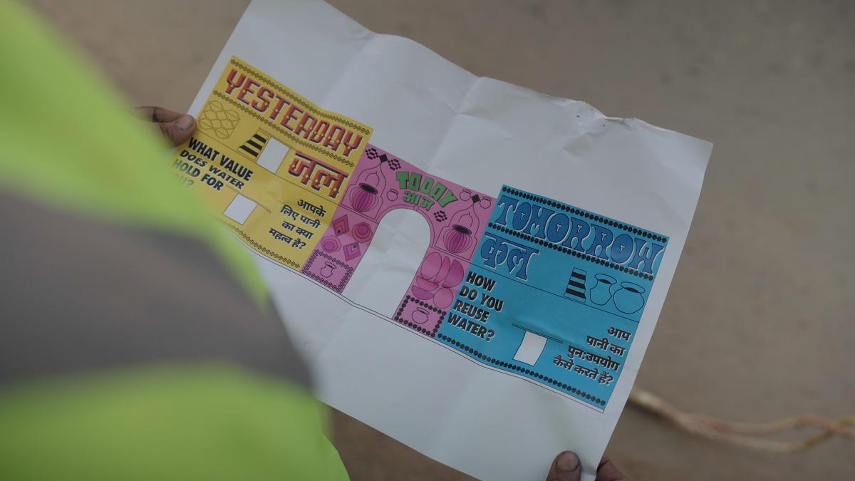 A sketch of the collaborative mural by Raissa Pardini and the late Hanif Kureshi