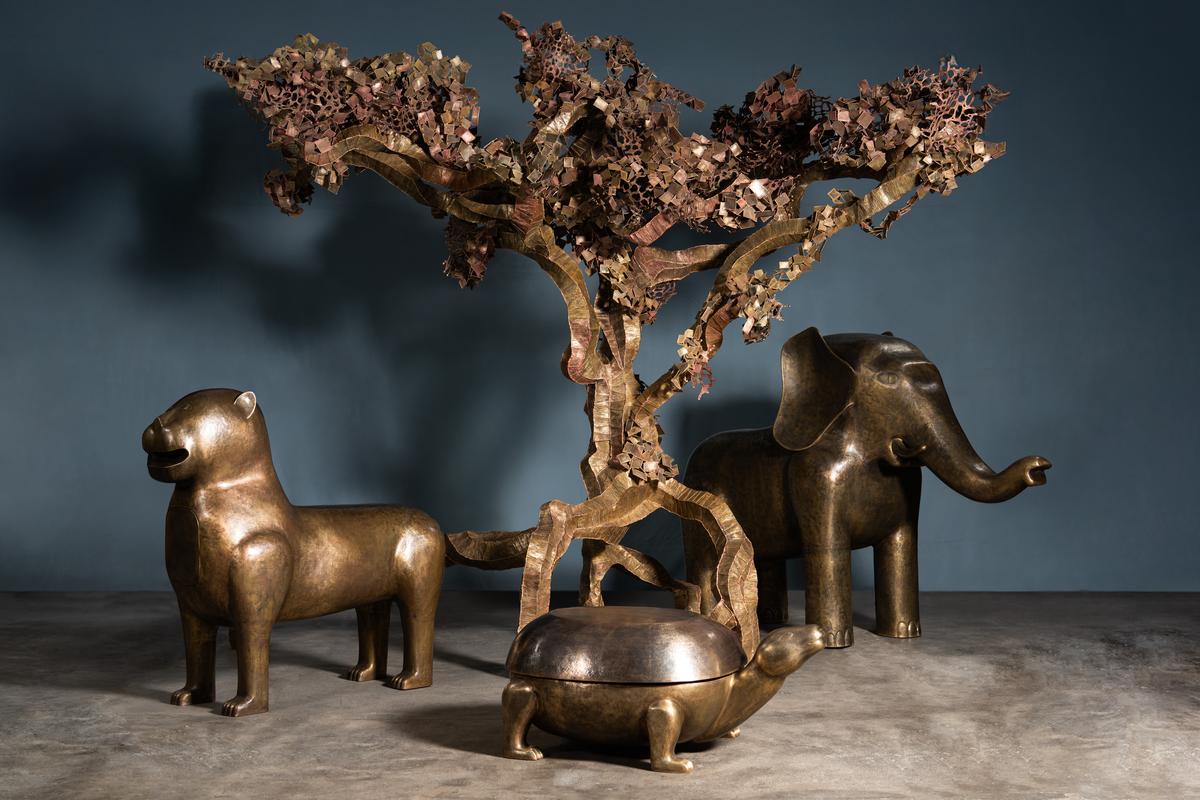 वाना; गाजा. हाथी; व्याघ्र. बाघ; और कूर्म. कछुआ