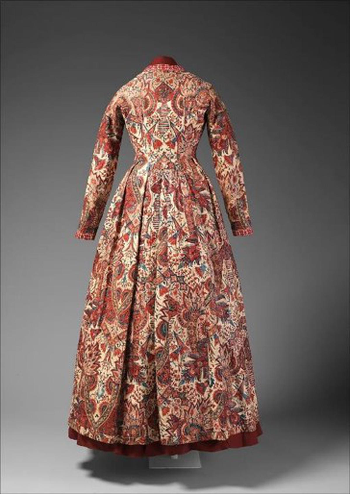 Tea gown loaned by The Metropolitan Museum of Art