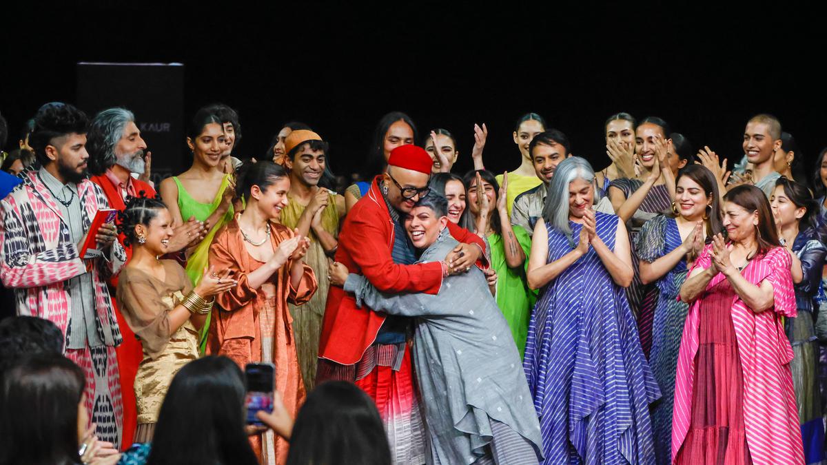 Lakme Fashion Week 2024: Urvashi Kaur celebrates 15 years in fashion at Jio World Convention centre in Mumbai