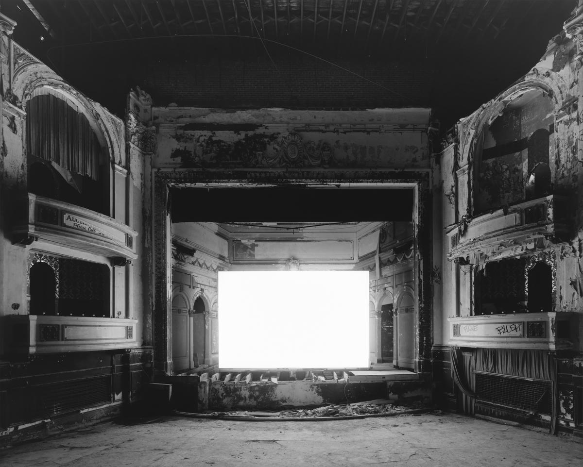 Hiroshi Sugimoto’s Everett Square Theatre, Boston, 2013 