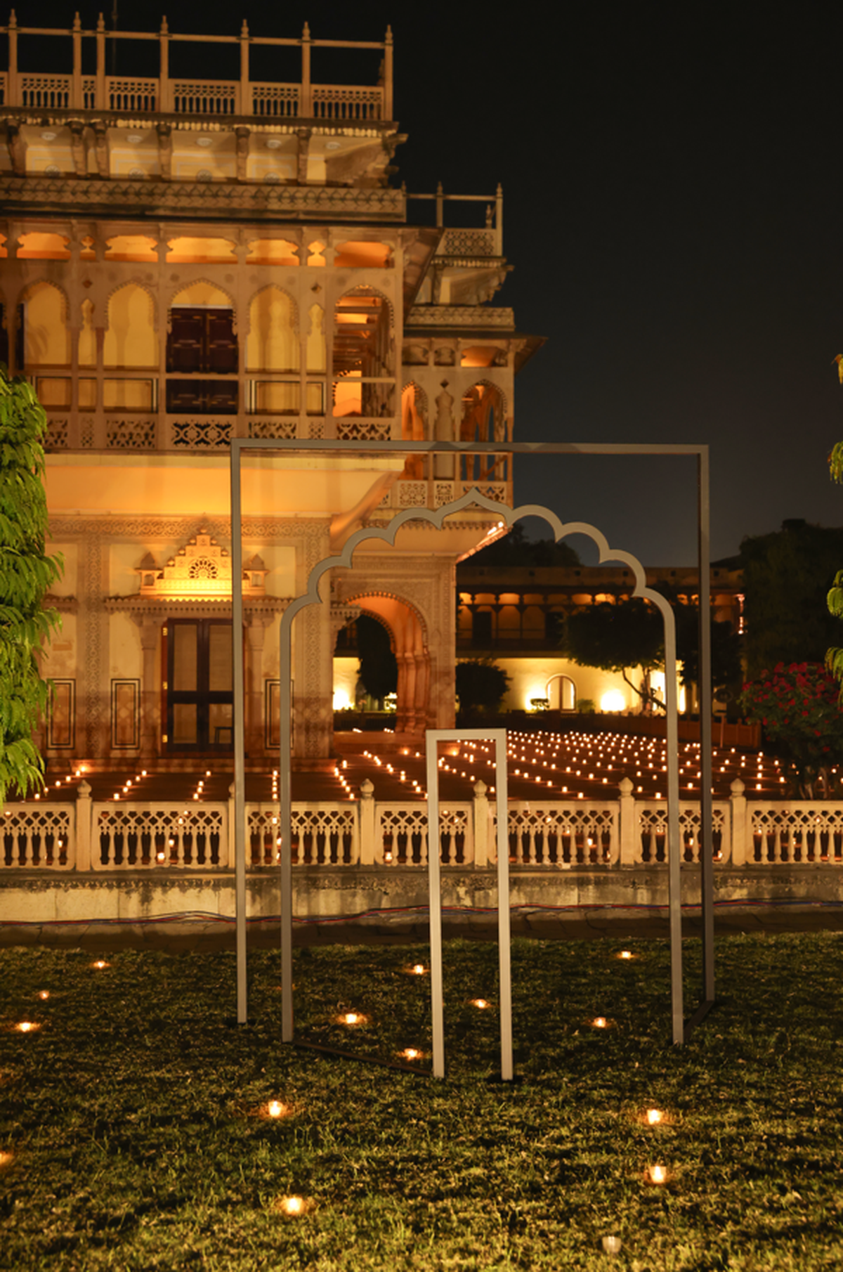 Artwork by Ayesha Singh at the City Palace