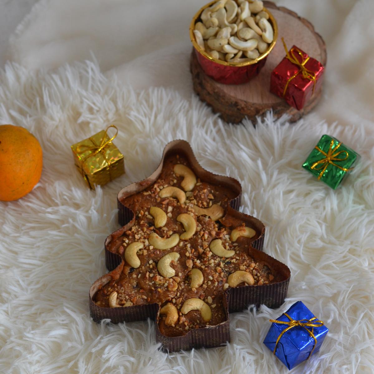   Plum cake baked in the traditional, European style