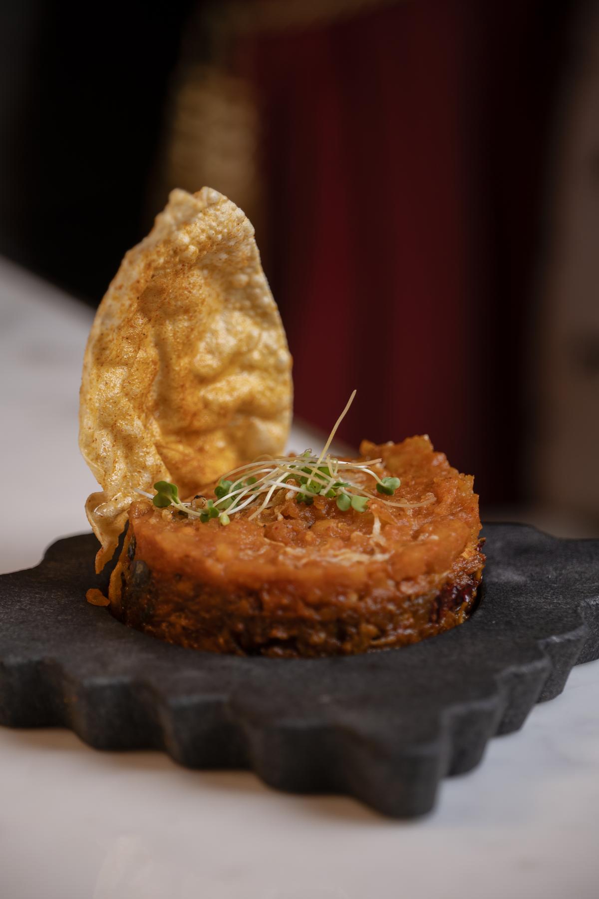 Chettinad Shepherd’s pie